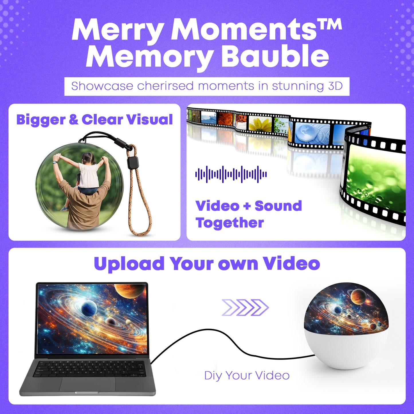 Merry Moments™ Memory Bauble